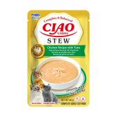 Крем супа за котки CIAO Entrée Stew Chicken Recipe with Tuna с пиле и риба тон 40гр